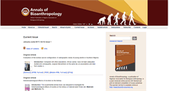 Desktop Screenshot of bioanthrojournal.org